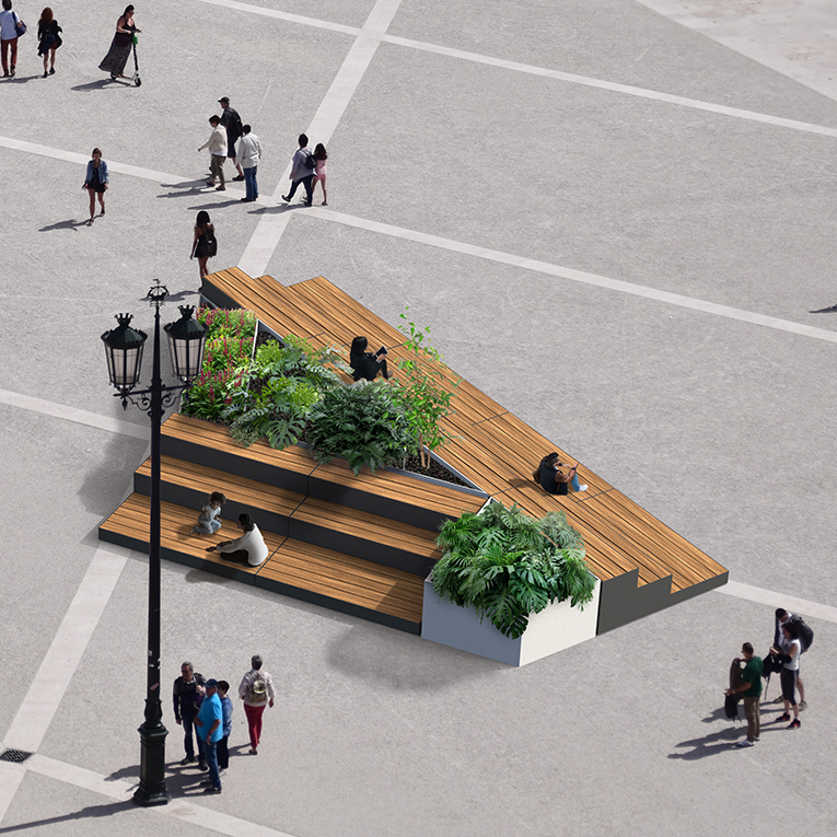 GRADINS URBAIN-MOBILIER URBAIN