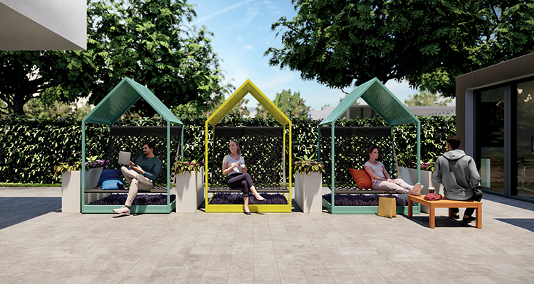 Mobilier urbain ludique_Hamac_Morelli