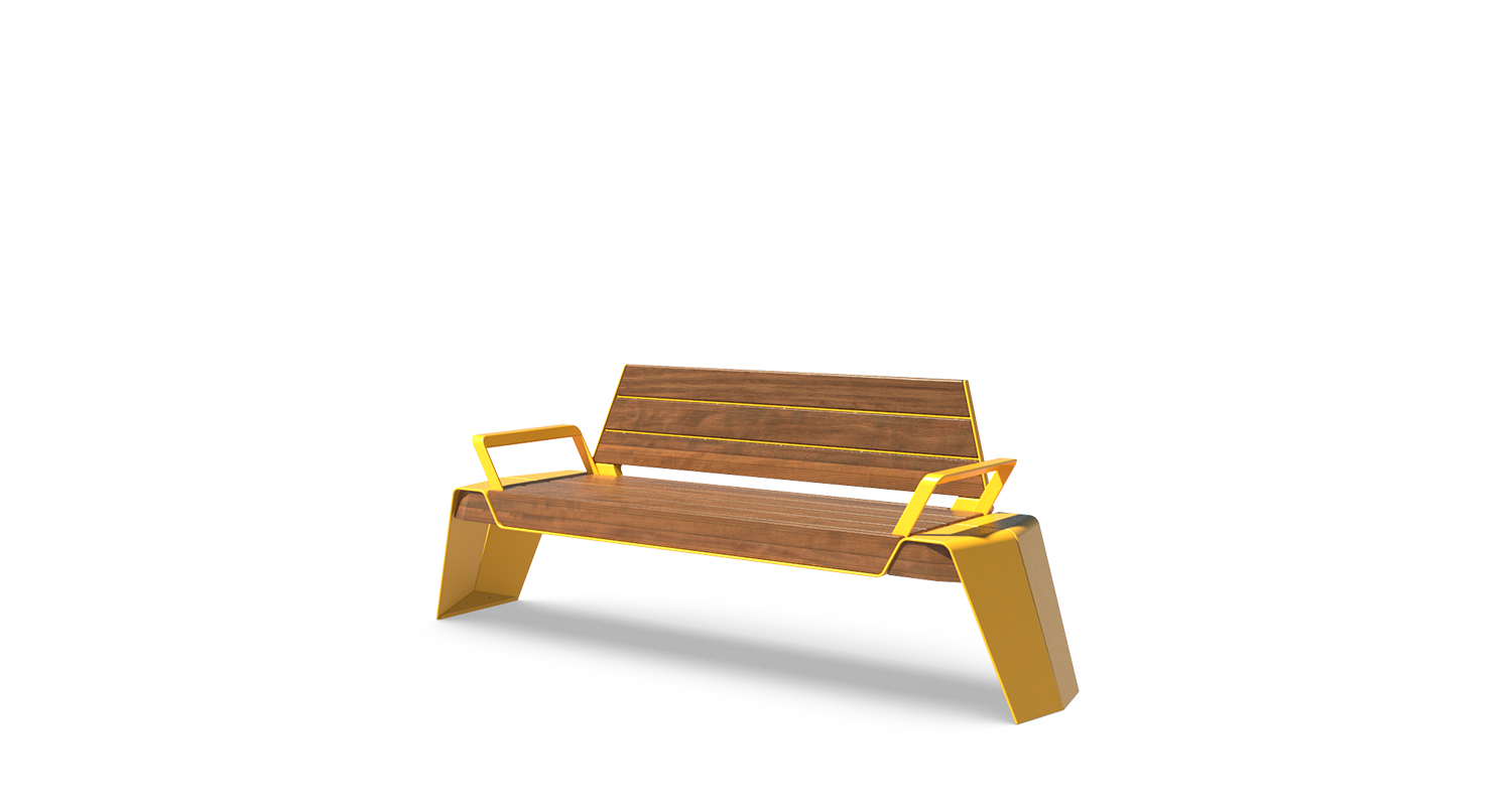 Morelli - Mobilier urbain ludique - Banc urbain