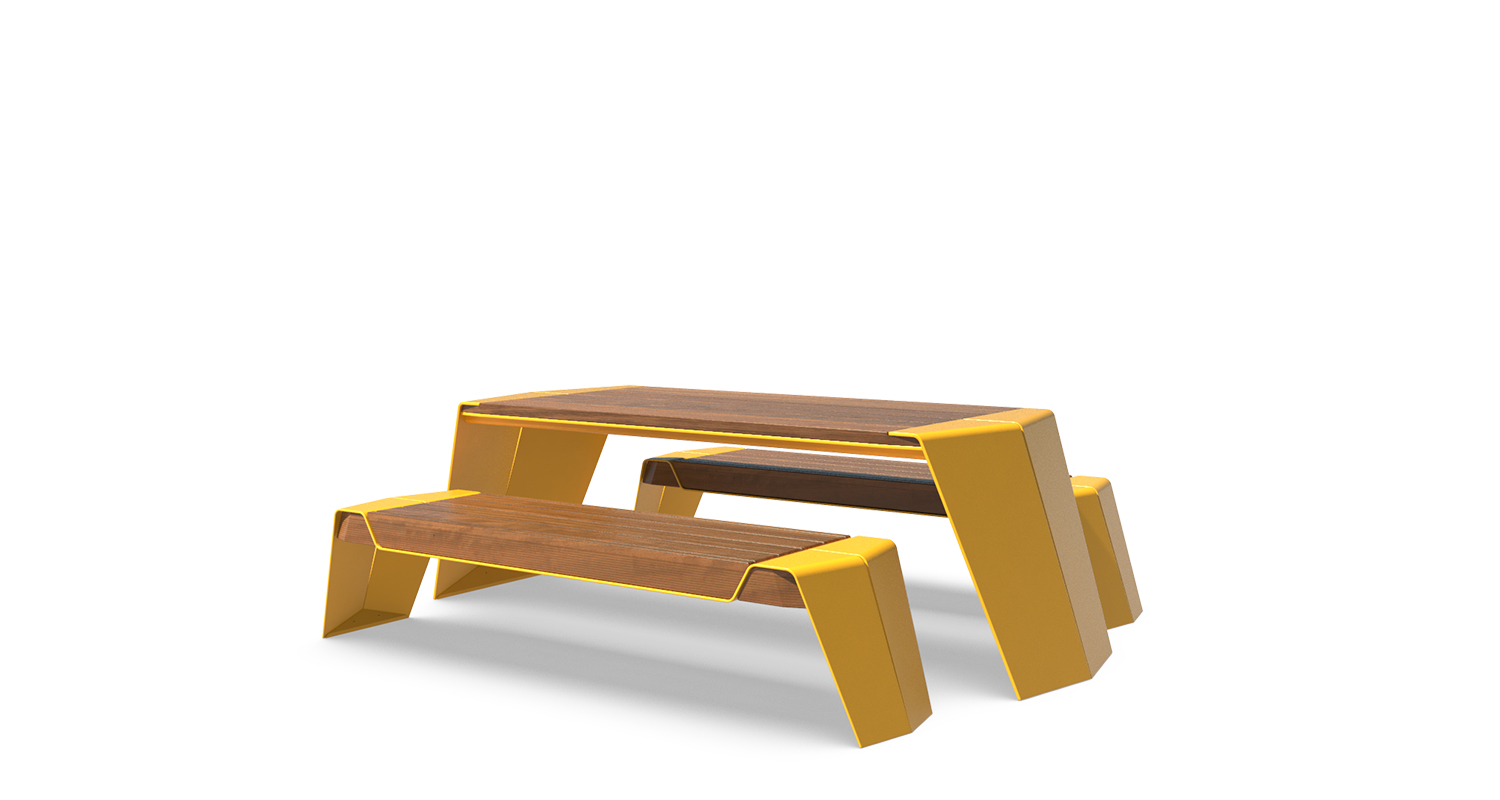 Morelli - Mobilier urbain ludique - Table à pique-nique