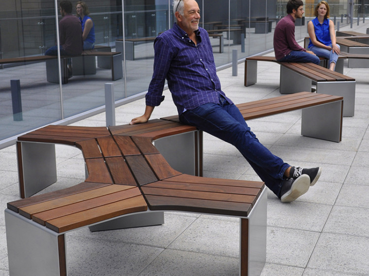 Banc mobilier urbain