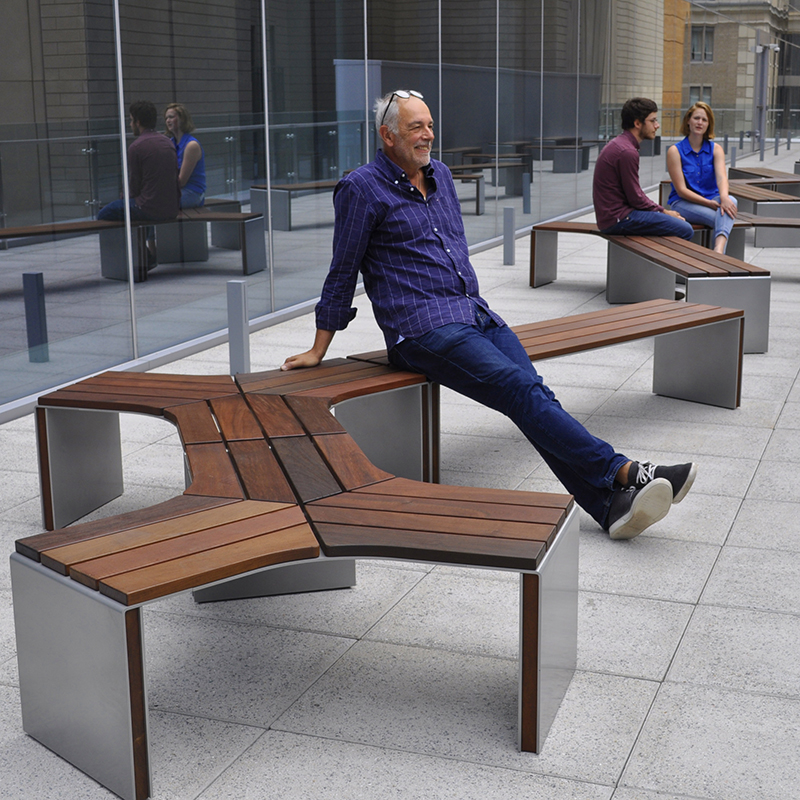 Banc mobilier urbain