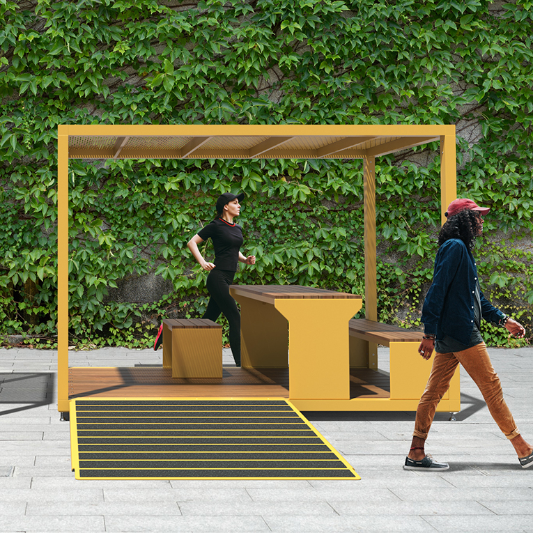 mobilier espace collaboratif - Table pique-nique-ADA-Mobilier scolaire-accès universel