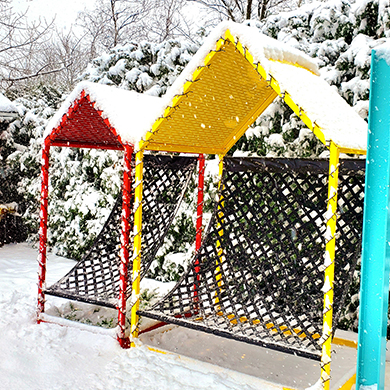 Mobilier ludique - Chaise Hamac urbaine - mobilier urbain