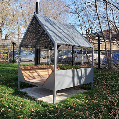 mobilier urbain - Chaise longue ludique