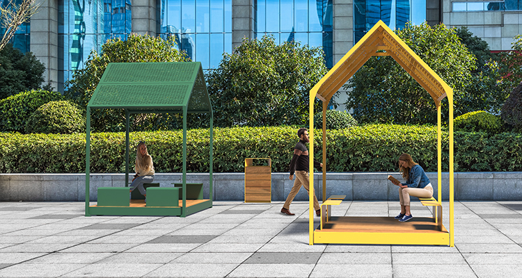 Bancs espace collaboratif