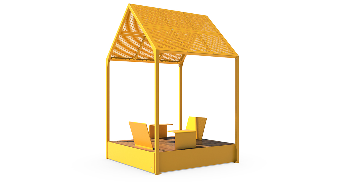 CHAISE LONGUE - MOBILIER URBAIN UNIQUE - PLACOTTOIR