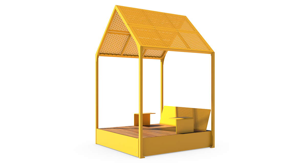 CHAISE LONGUE URBAINE - MOBILIER URBAIN UNIQUE - CANAPÉ