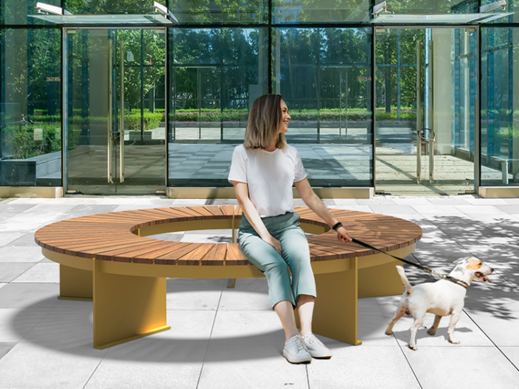 MOBILIER URBAIN - BANC CIRCULAIRE