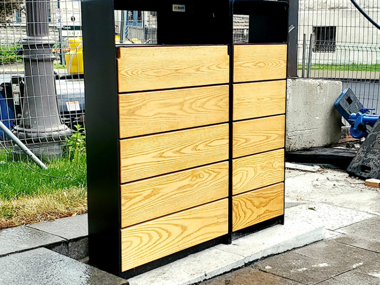 poubelle urbaine - mobilier urbain