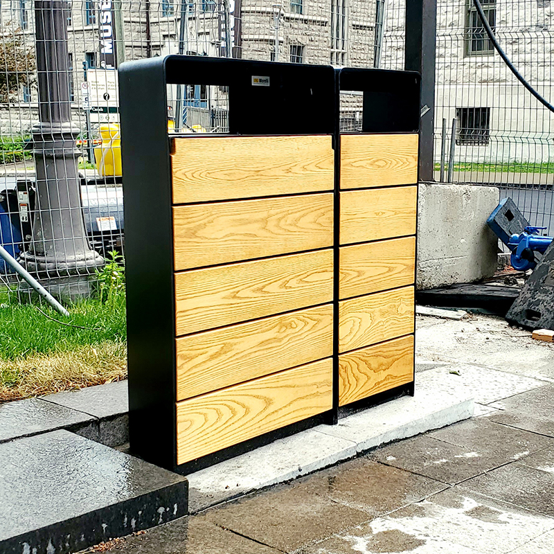 poubelle urbaine - mobilier urbain