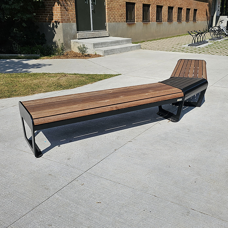 Banc modulaire mobilier urbain