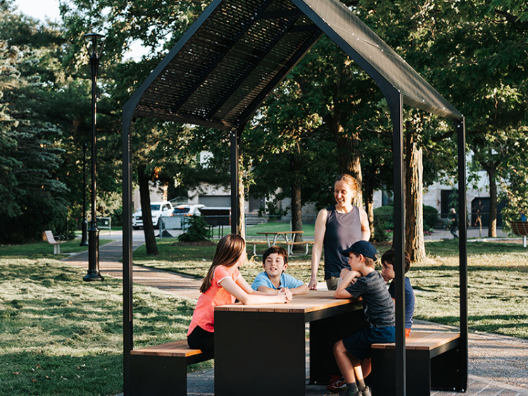 mobilier urbain - mobilier scolaire extérieur - mobilier de coworking extérieur