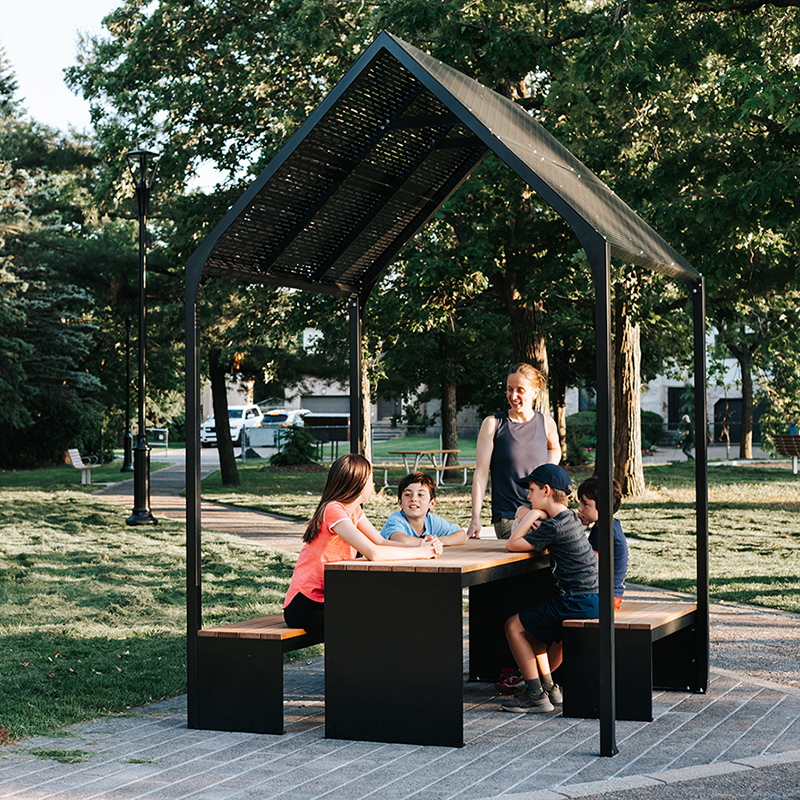 mobilier urbain - mobilier scolaire extérieur - mobilier de coworking extérieur