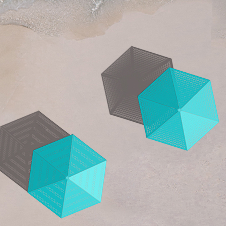 Parasol Métallique - Parasol 4 saisons - Parasol Classico Jumbo - Mobilier urbain Montréal