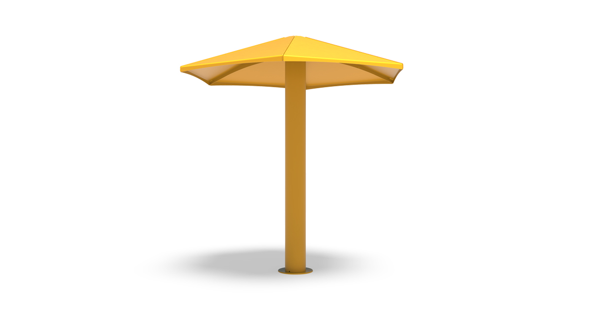 Parasol Métallique - Parasol 4 saisons - Parasol Classico Jumbo - Mobilier urbain Montréal