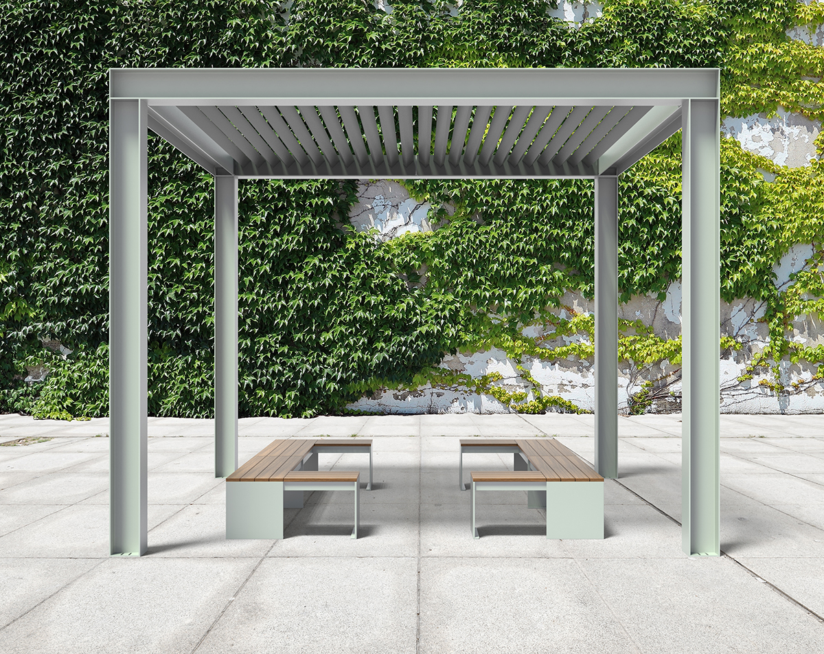 mobilier espace collaboratif extérieur - mobilier scolaire extérieur