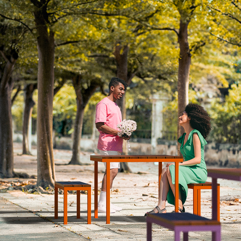 Table pique-nique abordable - mobilier urbain - mobilier scolaire extérieur - mobilier collaboratif extérieur