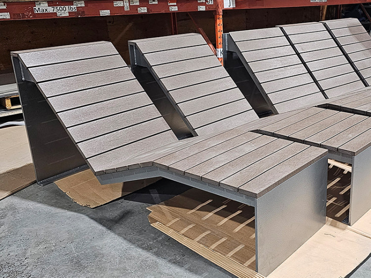 CHAISE LONGUE URBAINE TRÈS DURABLE