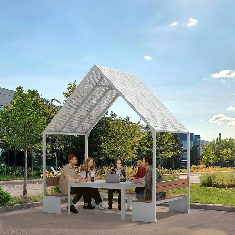 mobilier espace collaboratif - mobilier de coworking extérieur