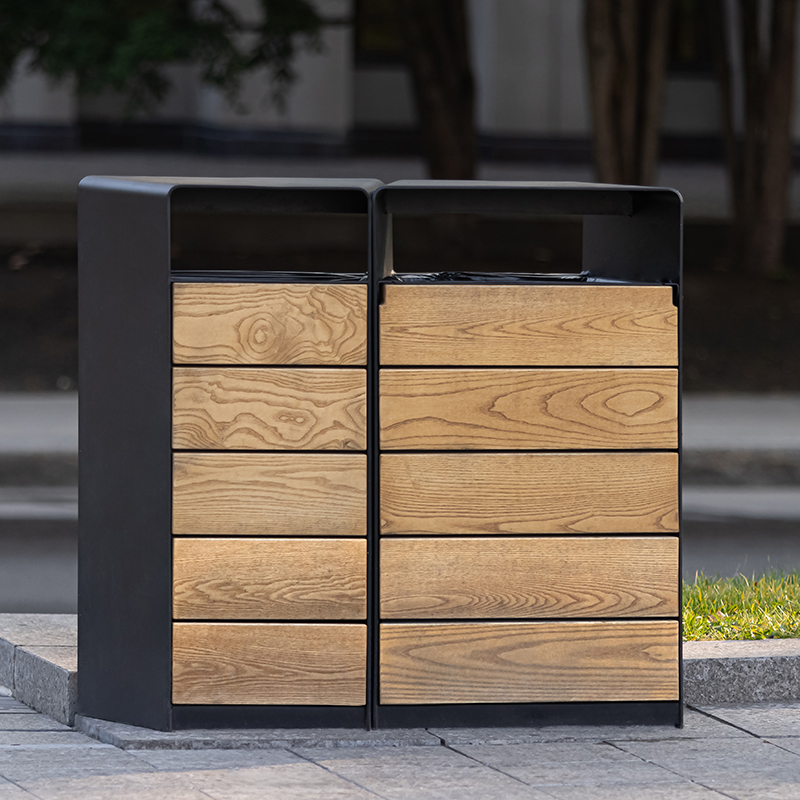 panier tri sélectif - mobilier urbain - poubelle urbaine