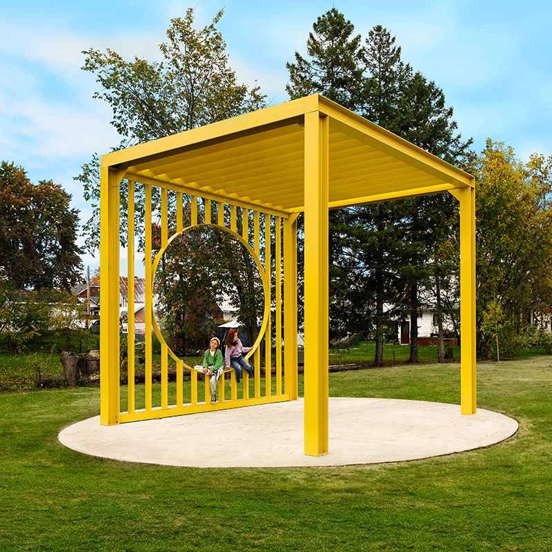 mobilier urbain - Pergola urbaine - Amphithéâtre urbain