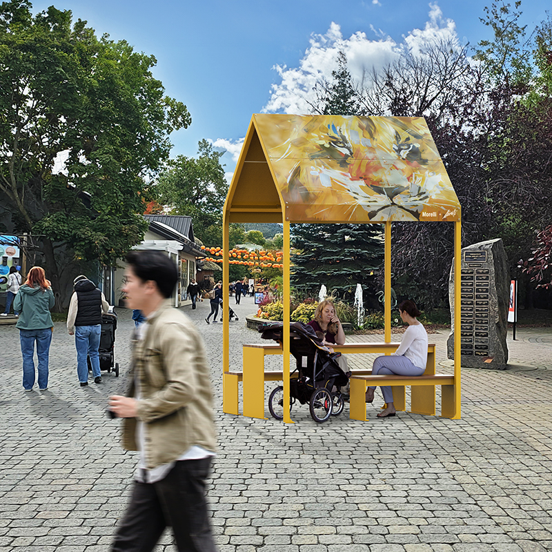 mobilier espace récréotouristique- mobilier station touristique - mobilier coworking