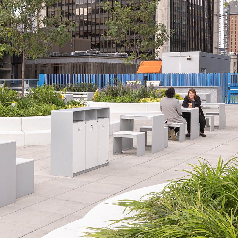 poubelle urbaine - corbeille urbaine - tri sélectif