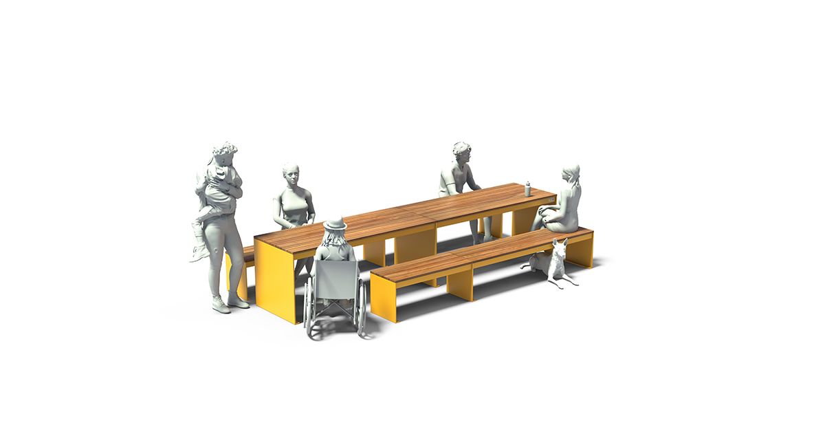 Picnic table, Public table, Public bench, Modular picnic table, universal access (ADA), Street furniture, urban furniture, Picnic table shelter, Mobilier de parc,outdoor furniture, school outdoor furniture, touristic station outdoor furniture, commercial outdoor furniture, Park outdoor furniture, Rooftop terrace furniture, Commercial terrace furniture, Public square outdoor furniture, Touristic site outdoor furniture, Urban modular furniture, Public space furniture.