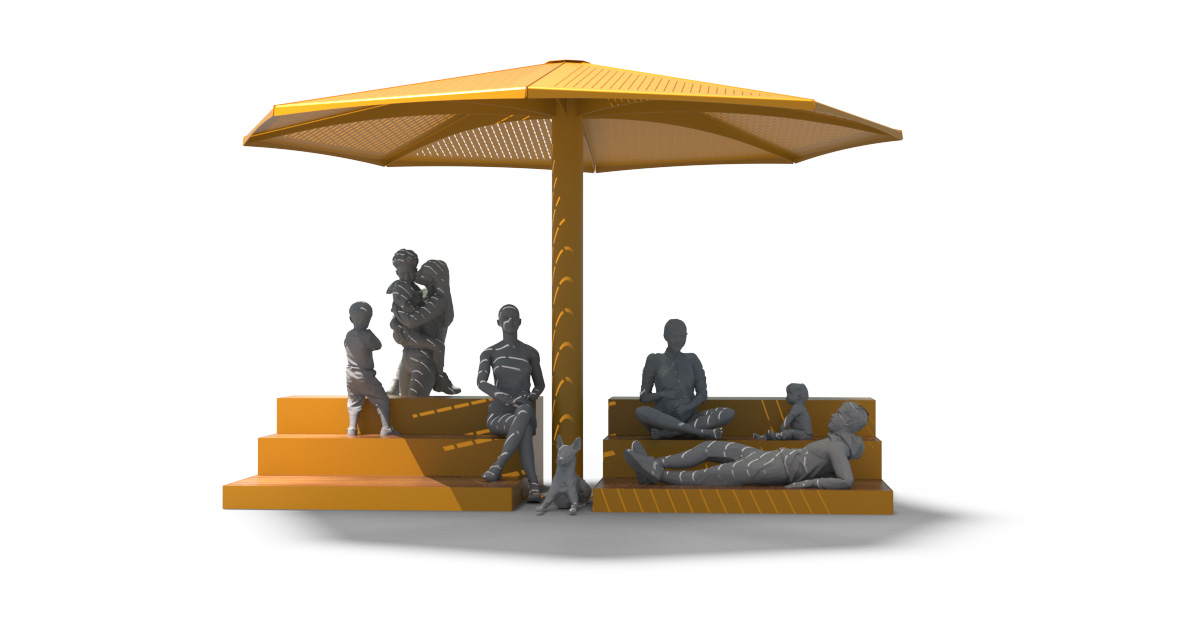 Urban bleachers, universal access (ADA), public bench, Metal parasol, Street furniture, urban furniture, Urban bench shelter, urban bench sunbrella urban furniture, sunshade, umbrella, outdoor collaborative space furniture, outdoor school furniture, outdoor furniture, school outdoor furniture, touristic station outdoor furniture, commercial outdoor furniture, Park outdoor furniture, Rooftop terrace furniture, Commercial terrace furniture, Public square outdoor furniture, Touristic site outdoor furniture, Urban modular furniture, Public space furniture.