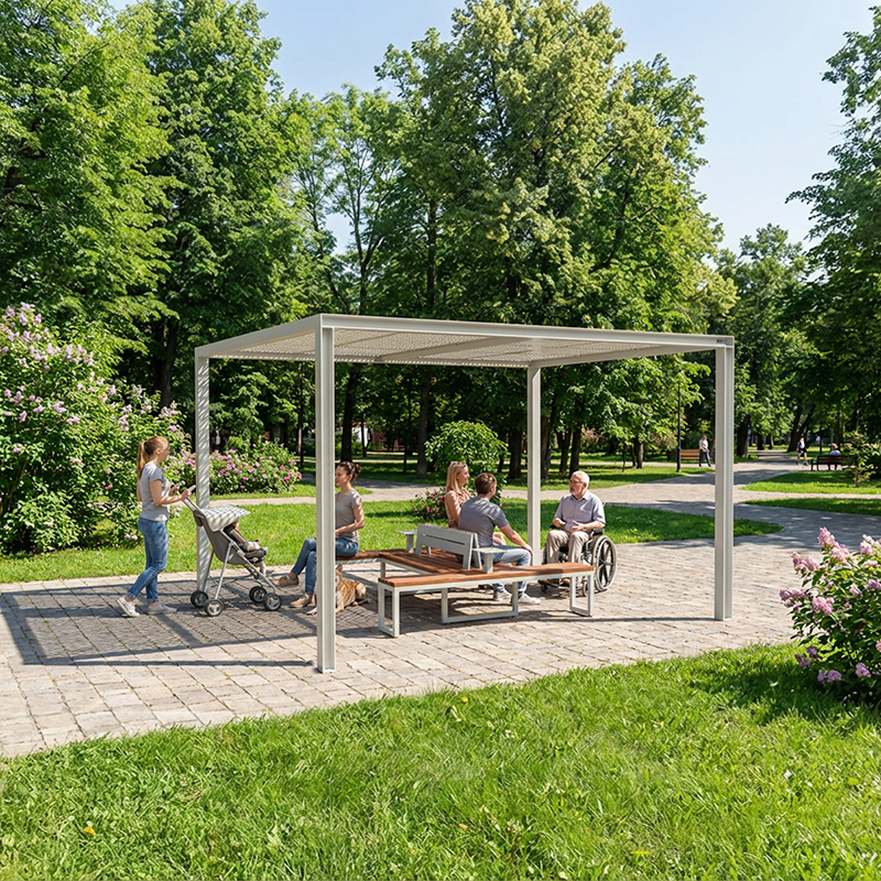Banc modulaire urbain, accès universel (PMR), pergola, pergola modulaire, pergola urbaine, abri solaire, abri de pique-nique, mobilier urbain, banc public, mobilier espace public, mobilier extérieur, mobilier d'espace collaboratif extérieur, mobilier espace commercial, mobilier de parc, mobilier scolaire, station touristique, mobilier terrasse commerciale, mobilier place publique, mobilier toit-terrasse extérieur, mobilier modulaire urbain
Modular urban bench, universal access (ADA), pergola, modular pergola, urban pergola, sunshade, solar shelter, picnic shelter, urban furniture, street furniture, site furnishings, public bench, public space furniture, public square outdoor furniture, outdoor furniture, outdoor collaborative space furniture, commercial furniture, park furniture, school outdoor furniture, touristic station, Touristic site outdoor furniture, commercial terrace furniture, rooftop terrace furniture, urban modular furniture
