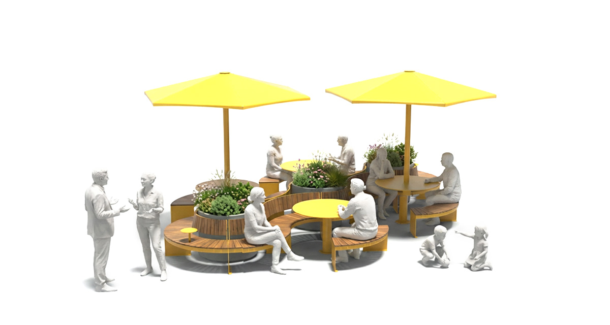 Picnic table, Public table, Public bench, Modular picnic table, universal access (ADA), Street furniture, urban furniture, Picnic table shelter, Mobilier de parc,outdoor furniture, school outdoor furniture, touristic station outdoor furniture, commercial outdoor furniture, Park outdoor furniture, Rooftop terrace furniture, Commercial terrace furniture, Public square outdoor furniture, Touristic site outdoor furniture, Urban modular furniture, Public space furniture.