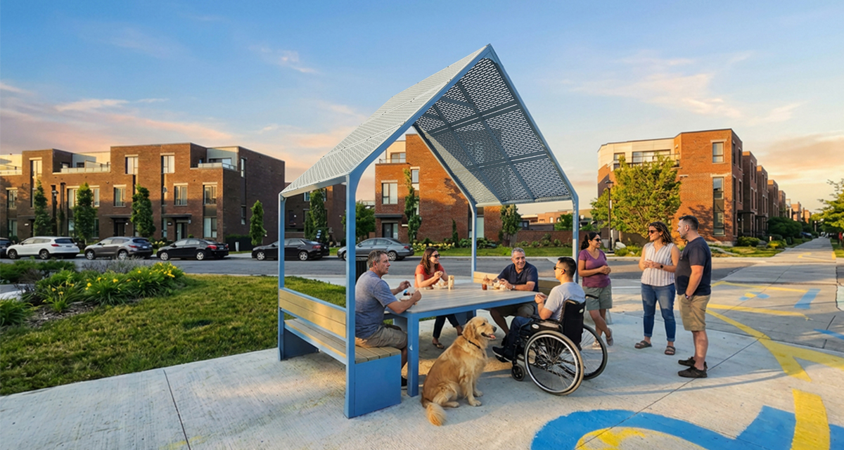 Table pique-nique modulaire, accès universel (PMR), maisonnette, abri solaire, Abri de table de pique-nique, mobilier urbain, table à pique-nique, table publique, banc public, mobilier espace public, mobilier extérieur, mobilier d'espace collaboratif extérieur, mobilier espace commercial, mobilier de parc, mobilier scolaire, station touristique, mobilier terrasse commerciale, mobilier place publique, mobilier toit-terrasse extérieur, mobilier modulaire urbain
Modular picnic table, universal access (ADA), house, sunshade, solar shelter, Picnic table shelter, urban furniture, street furniture, site furnishings, public table, public bench, modular picnic table, public space furniture, public square outdoor furniture, outdoor furniture, outdoor collaborative space furniture, commercial furniture, park furniture, school outdoor furniture, touristic station, Touristic site outdoor furniture, commercial terrace furniture, rooftop terrace furniture, urban modular furniture