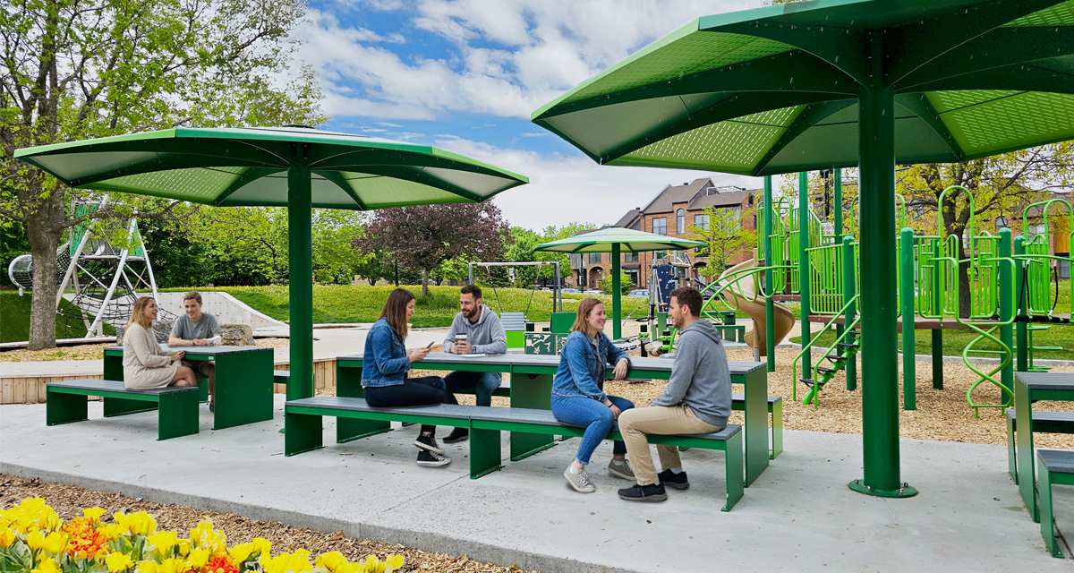 Table pique-nique modulaire, accès universel (PMR), parasol métallique, abri solaire, abri de table de pique-nique, mobilier urbain, table à pique-nique, table publique, banc public, mobilier espace public, mobilier extérieur, mobilier d'espace collaboratif extérieur, mobilier espace commercial, mobilier de parc, mobilier scolaire, station touristique, mobilier terrasse commerciale, mobilier place publique, mobilier toit-terrasse extérieur, mobilier modulaire urbain
Modular picnic table, universal access (ADA), metal parasol, sunshade, solar shelter, sunbrella, umbrella, Picnic table shelter, urban furniture, street furniture, site furnishings, public table, public bench, modular picnic table, public space furniture, public square outdoor furniture, outdoor furniture, outdoor collaborative space furniture, commercial furniture, park furniture, school outdoor furniture, touristic station, Touristic site outdoor furniture, commercial terrace furniture, rooftop terrace furniture, urban modular furniture
