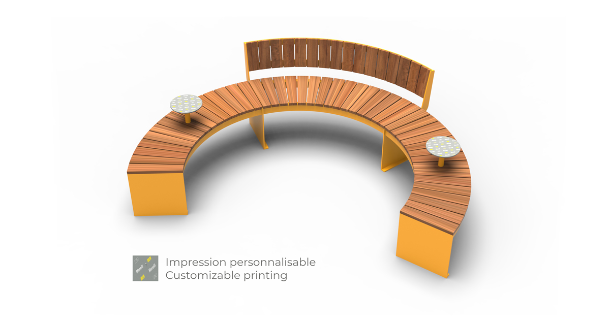 Banc modulaire urbain, accès universel (PMR), mobilier urbain, banc public, mobilier espace public, mobilier extérieur, mobilier d'espace collaboratif extérieur, mobilier espace commercial, mobilier de parc, mobilier scolaire, station touristique, mobilier terrasse commerciale, mobilier place publique, mobilier toit-terrasse extérieur, mobilier modulaire urbain
Modular urban bench, universal access (ADA), urban furniture, street furniture, site furnishings, public bench, public space furniture, public square outdoor furniture, outdoor furniture, outdoor collaborative space furniture, commercial furniture, park furniture, school outdoor furniture, touristic station, Touristic site outdoor furniture, commercial terrace furniture, rooftop terrace furniture, urban modular furniture
