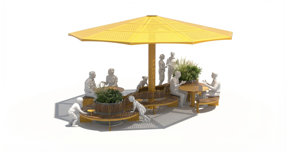 Modular urban bench, universal access (ADA), urban furniture, street furniture, site furnishings, public bench, public space furniture, public square outdoor furniture, outdoor furniture, outdoor collaborative space furniture, commercial furniture, park furniture, school outdoor furniture, touristic station, Touristic site outdoor furniture, commercial terrace furniture, rooftop terrace furniture, urban modular furniture