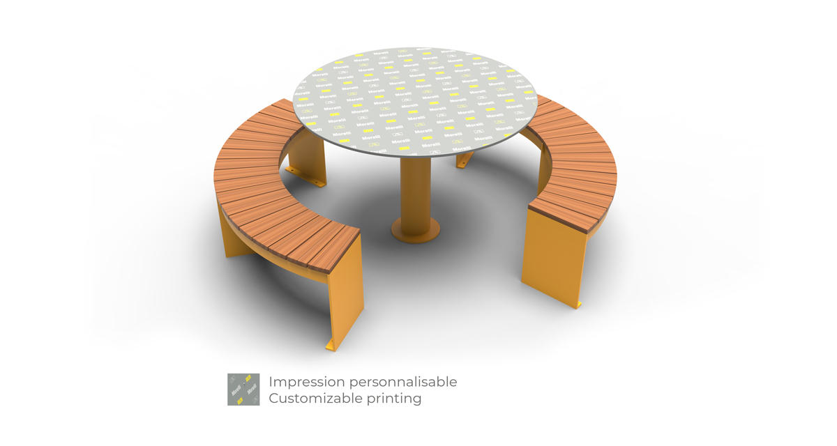 Table pique-nique modulaire, accès universel (PMR), mobilier urbain, table à pique-nique, table publique, banc public, mobilier espace public, mobilier extérieur, mobilier d'espace collaboratif extérieur, mobilier espace commercial, mobilier de parc, mobilier scolaire, station touristique, mobilier terrasse commerciale, mobilier place publique, mobilier toit-terrasse extérieur, mobilier modulaire urbain
Modular picnic table, universal access (ADA), urban furniture, street furniture, site furnishings, public table, public bench, modular picnic table, public space furniture, public square outdoor furniture, outdoor furniture, outdoor collaborative space furniture, commercial furniture, park furniture, school outdoor furniture, touristic station, Touristic site outdoor furniture, commercial terrace furniture, rooftop terrace furniture, urban modular furniture

